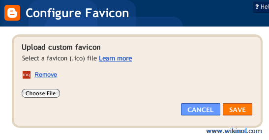 Add Favicon To Your Blogger Blog